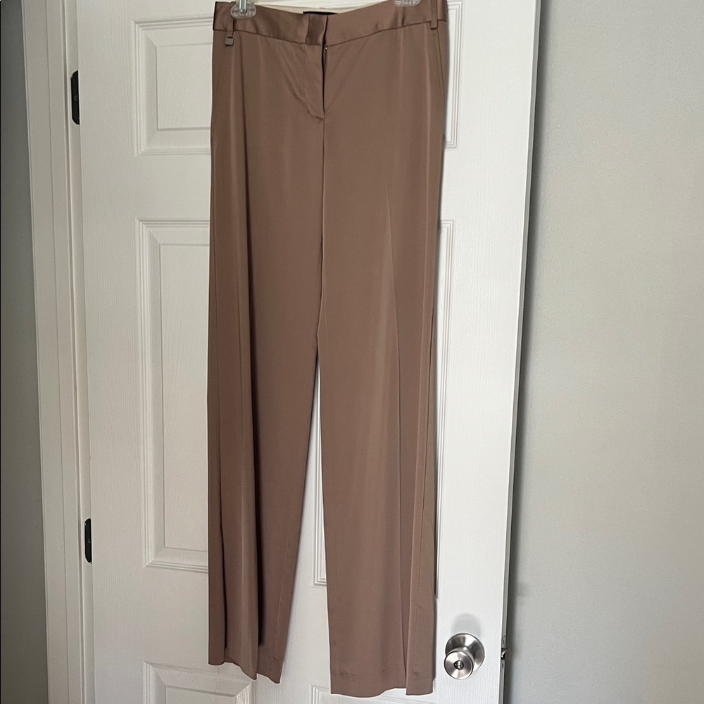 BCBGMaxAzria Tan Wide Leg Pants